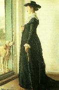 portraet af min hustru Michael Ancher